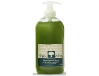 Sapone di Aleppo Liquido 25% di olio alloro 500 ml  BIO
